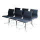 Ensemble de 6 chaises d'appoint ‘EA 105’ par Charles et Ray Eames