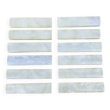 12 vintage mother-of-pearl effect knife holders