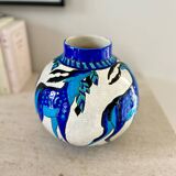 Charles Catteau earthenware vase for Keramis - 1920/1930.
