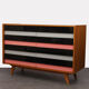 Commode tchèque colorée par Jiri Jiroutek 1960