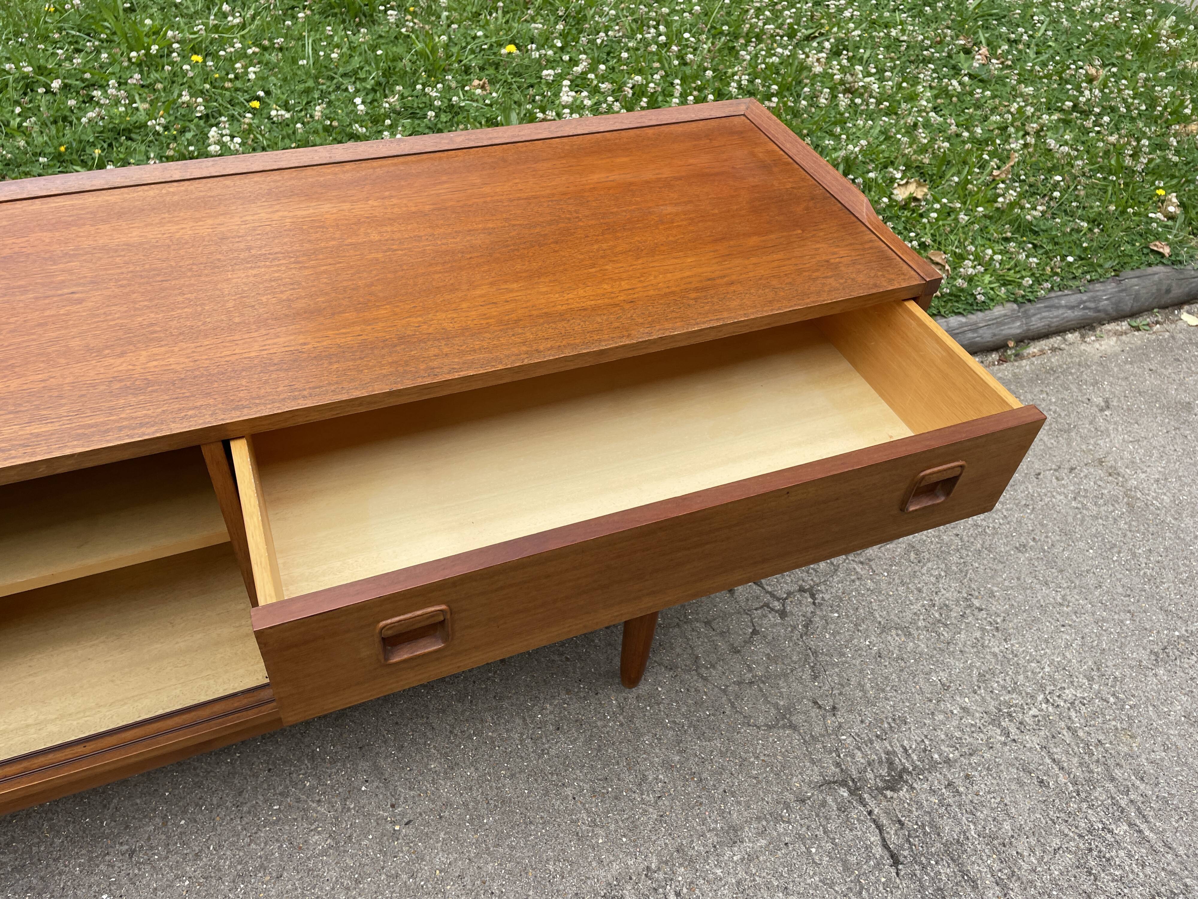Scandinavian teak sideboard Rudolf Bernd Glatzel for Fristho 1960.