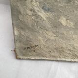 Old painting signed oil on canvas