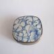 Old metal box and faience twentieth Asia China