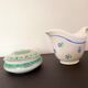 Badonviller porcelain sauce boat 1950