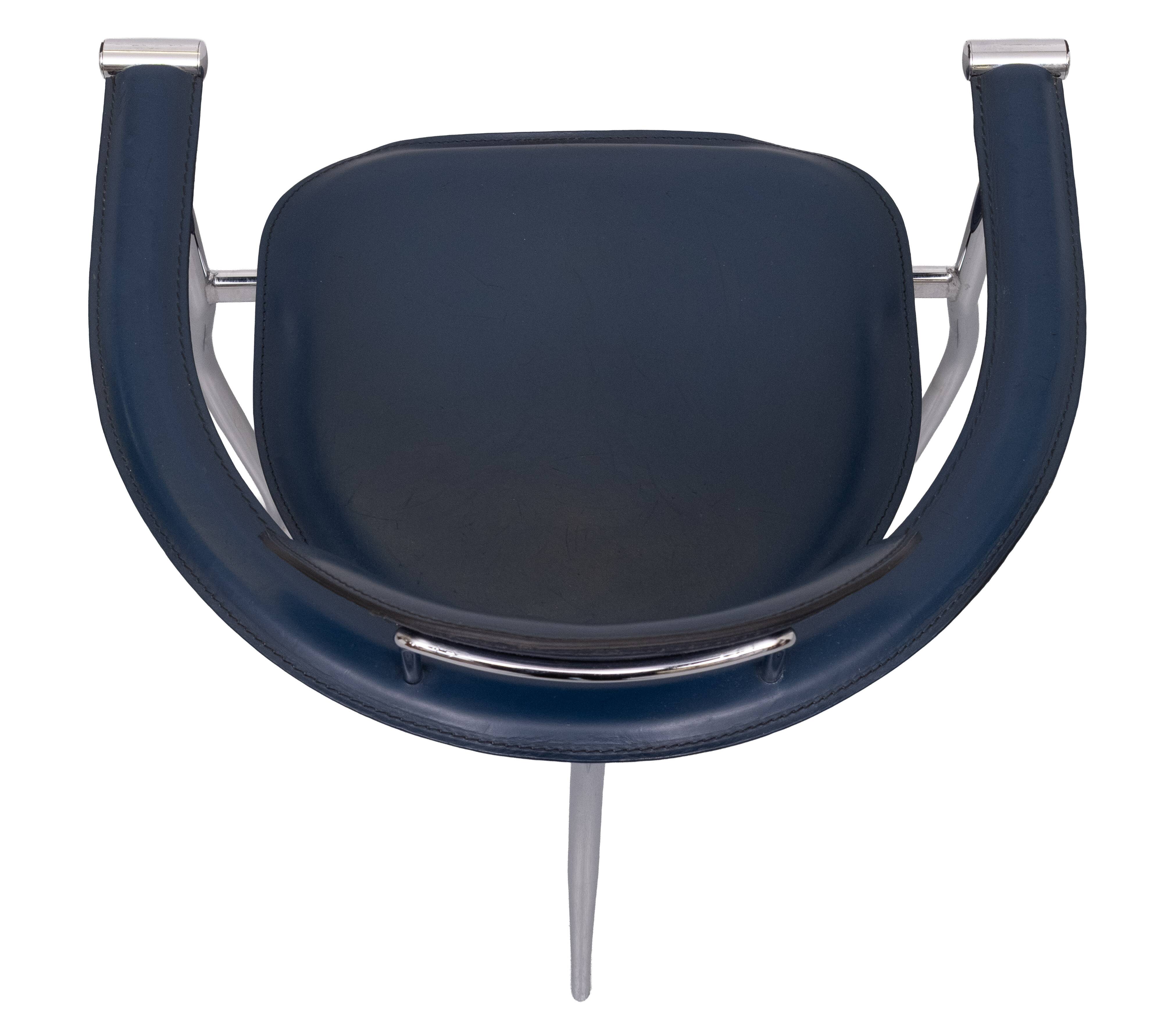 4 Italian Arrben 'Marilyn Stiletto' dining chairs 1970s