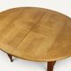 Extendable dining table in oak by Guillerme and Chambron - 1960s