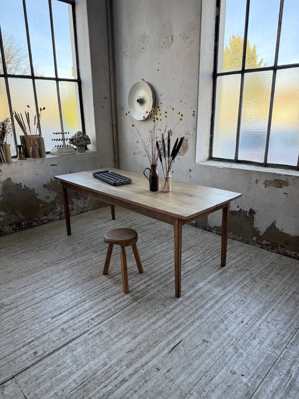 Oak farmhouse table 200cm
