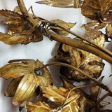 Pair of brass appliques. France, 1960s.