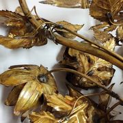 Pair of brass appliques. France, 1960s.
