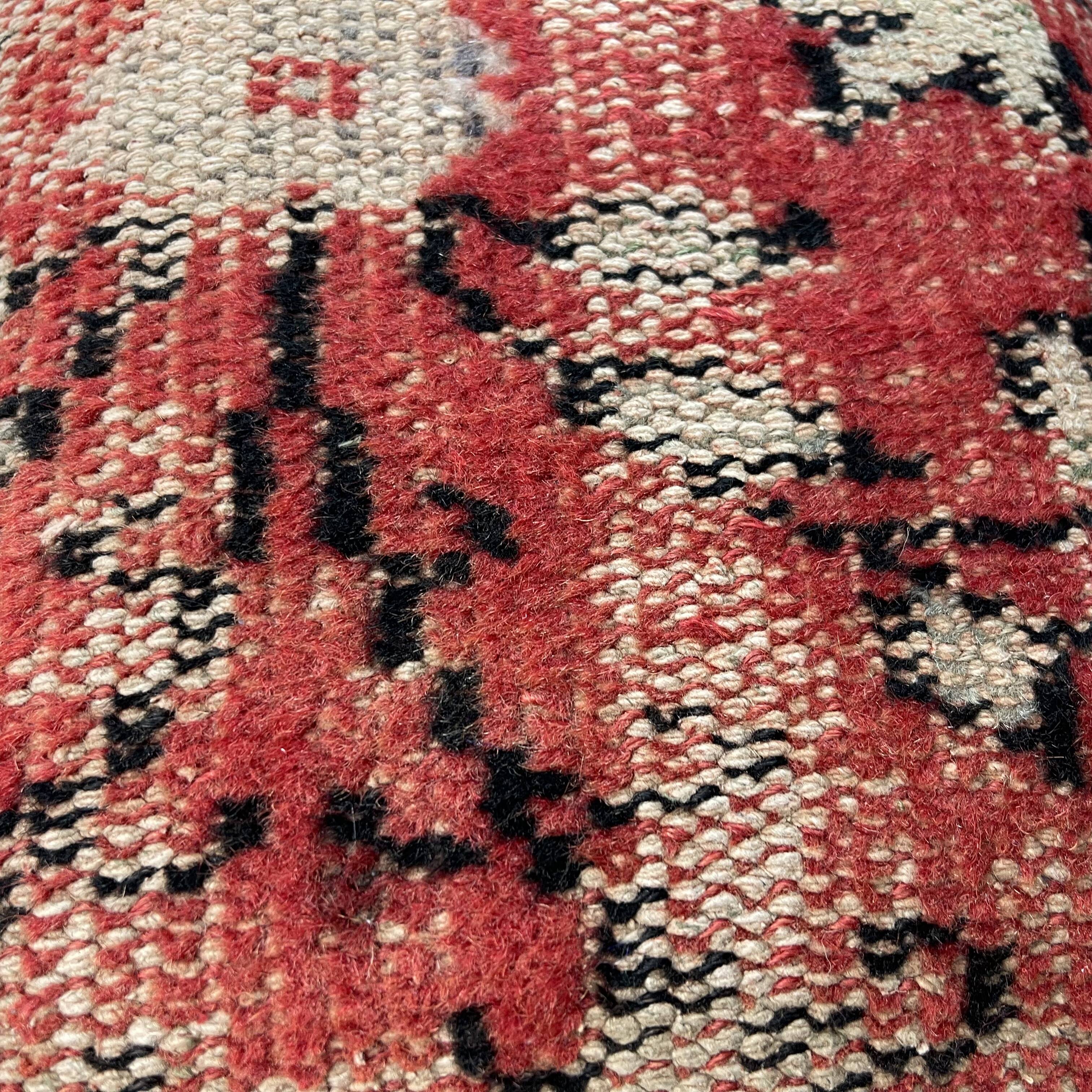 Vintage turkish rug cushion cover  30 x 50 cm