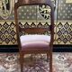 Set of 4 Napoleon III chairs with Jacob mahogany legs