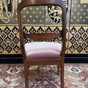 Set of 4 Napoleon III chairs with Jacob mahogany legs