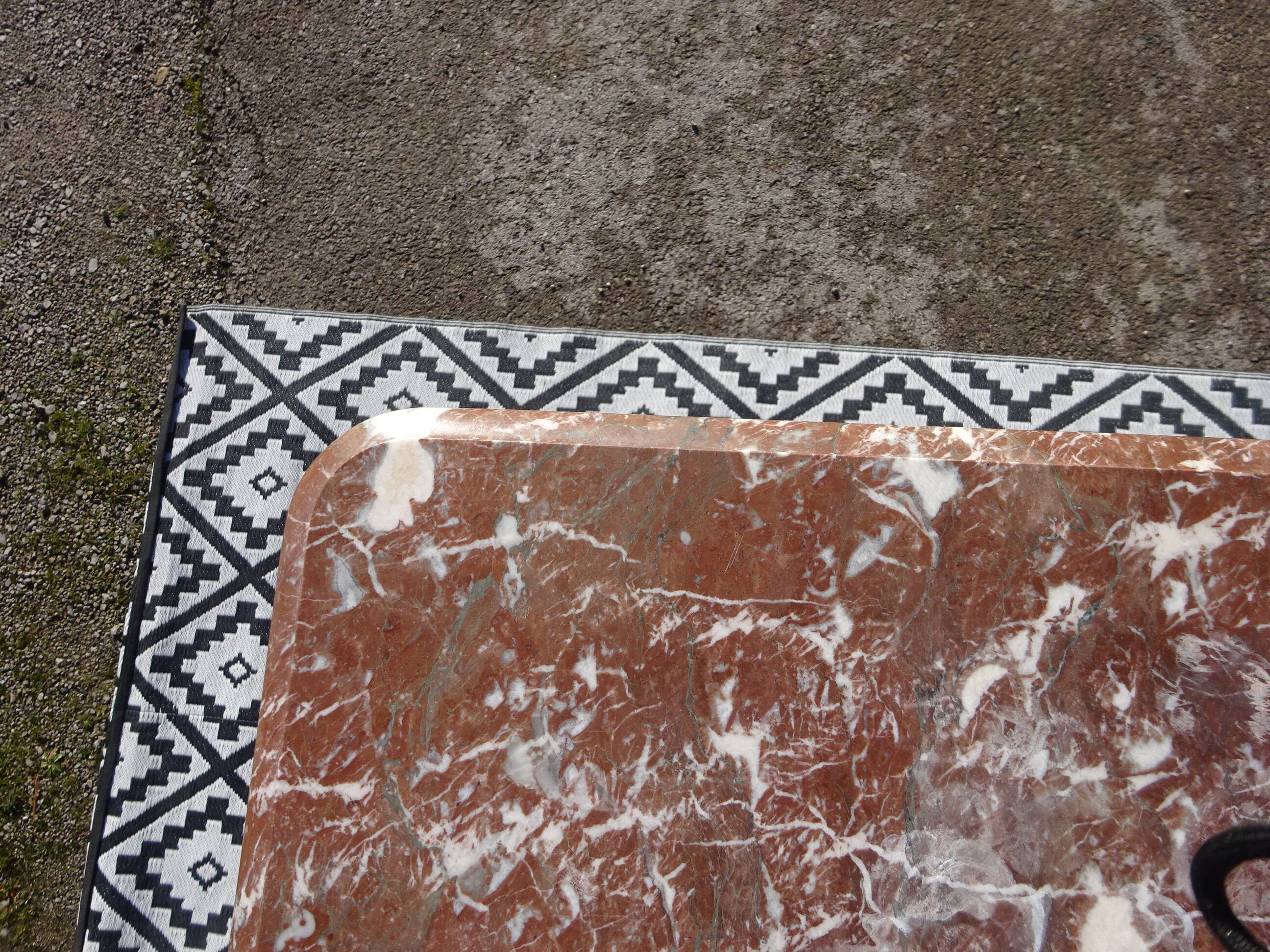 Glass library with rosewood marquetry in the Louis XV style.