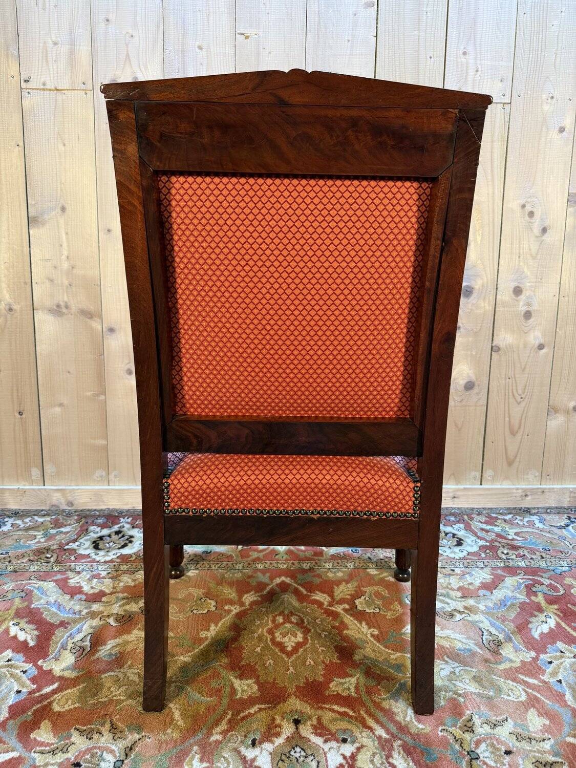 Empire period armchair in mahogany