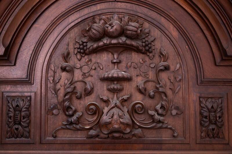 Renaissance mirror, France, circa 1890.