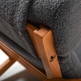 Fauteuil à dossier haut CH-03 par Hans J. Wegner