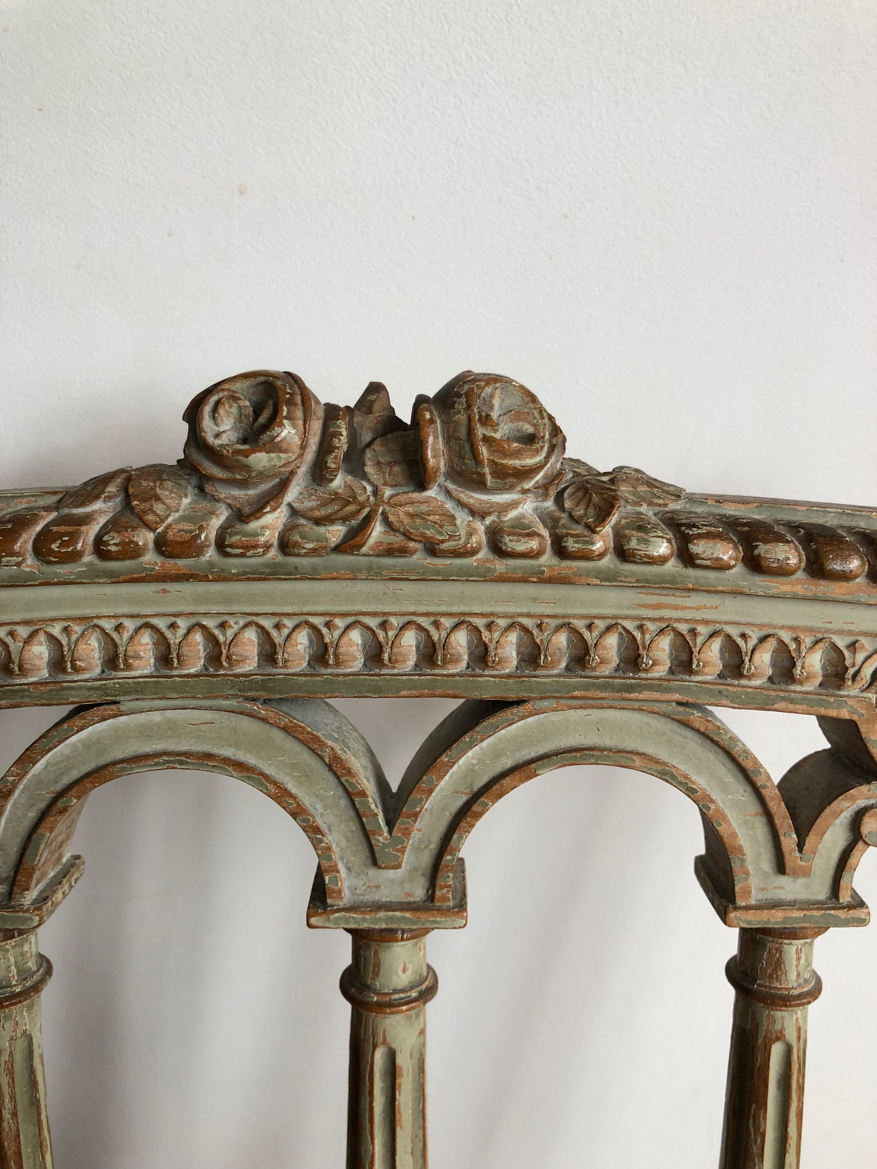 Pair of Louis XVI style chairs