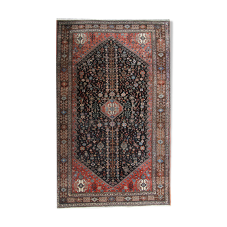 Traditionnel Antique Shirvan Tapis Tissé à la main Laine Brune Zone Persane Tapis