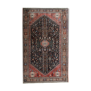 Traditionnel Antique Shirvan Tapis Tissé à la main Laine Brune Zone Persane Tapis