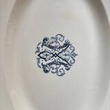 Plat ovale en terre de fer K&G Lunéville