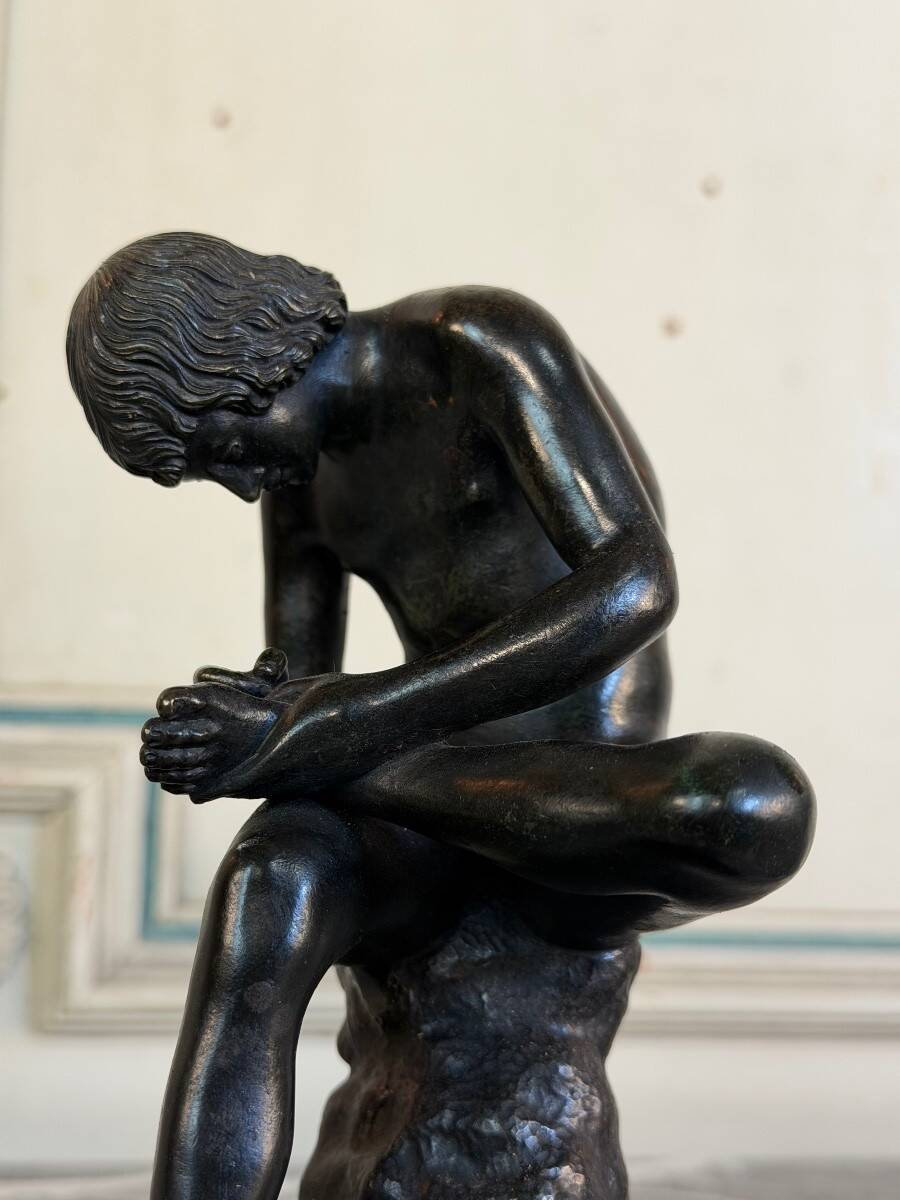Spinario or the Thorn Puller, bronze after the Antique, 19th century.