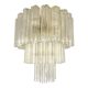 Italian luxury chandelier “Tronchi” Murano glass ceiling light in the Venini style.