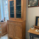Stripped wire mesh cupboard