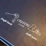 Set of 12 Lorraine crystal glasses