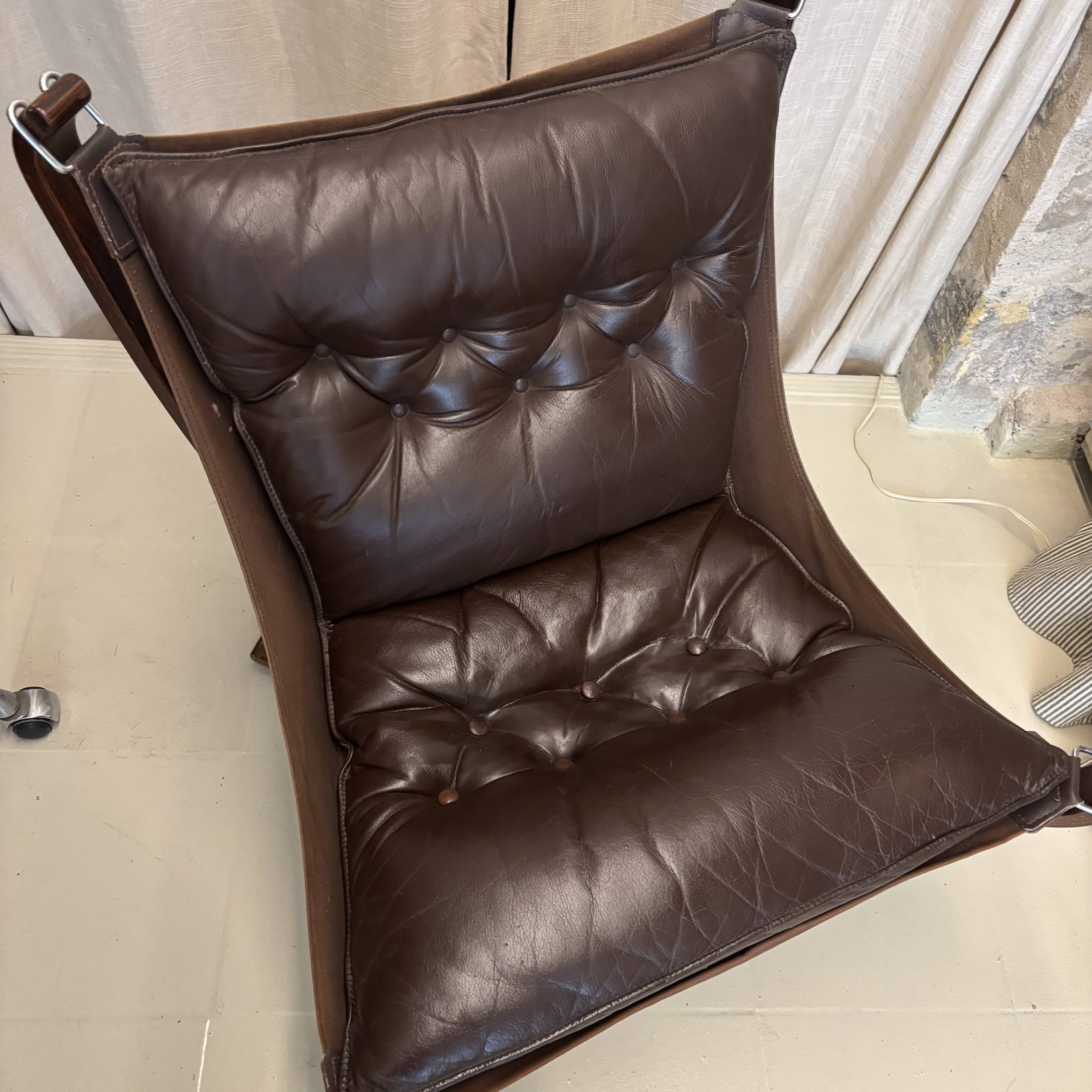 Fauteuil Falcon années 70