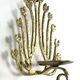 Brass wall candle holder
