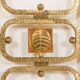 Italian brass bed by Ciansky, Shelba and Luciano Frigerio for Frigerio di Desio, 1960s.