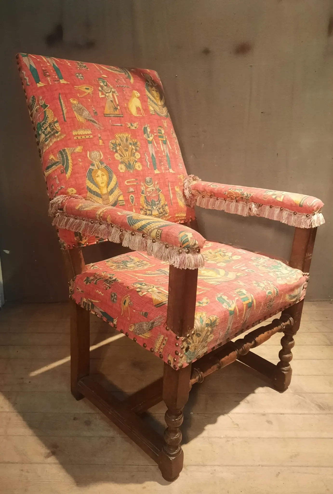 Rustic armchair from the Louis XIV period