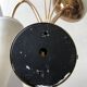 Pair of brass wall lights, circa 1950.
