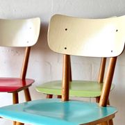 Chaises de salle à manger de Ton, années 1950.