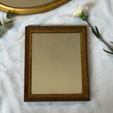 Vintage gold wooden mirror