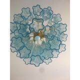 Murano style glass chandelier, set of 2 or a pair of chandeliers