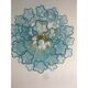 Murano style glass chandelier, set of 2 or a pair of chandeliers
