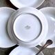 Lot de 5 assiettes creuses en porcelaine de Limoges