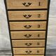 Refurbished wooden chest of drawers