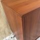 vintage storage unit in light walnut