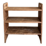 Brutalist oak shelf