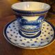 Cobalt blue tea cup Lomonosov LFZ
