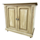 Small rustic alsatian furniture circa 1900 painted fir buffet craft furniture popular art sideboard