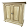 Small rustic alsatian furniture circa 1900 painted fir buffet craft furniture popular art sideboard