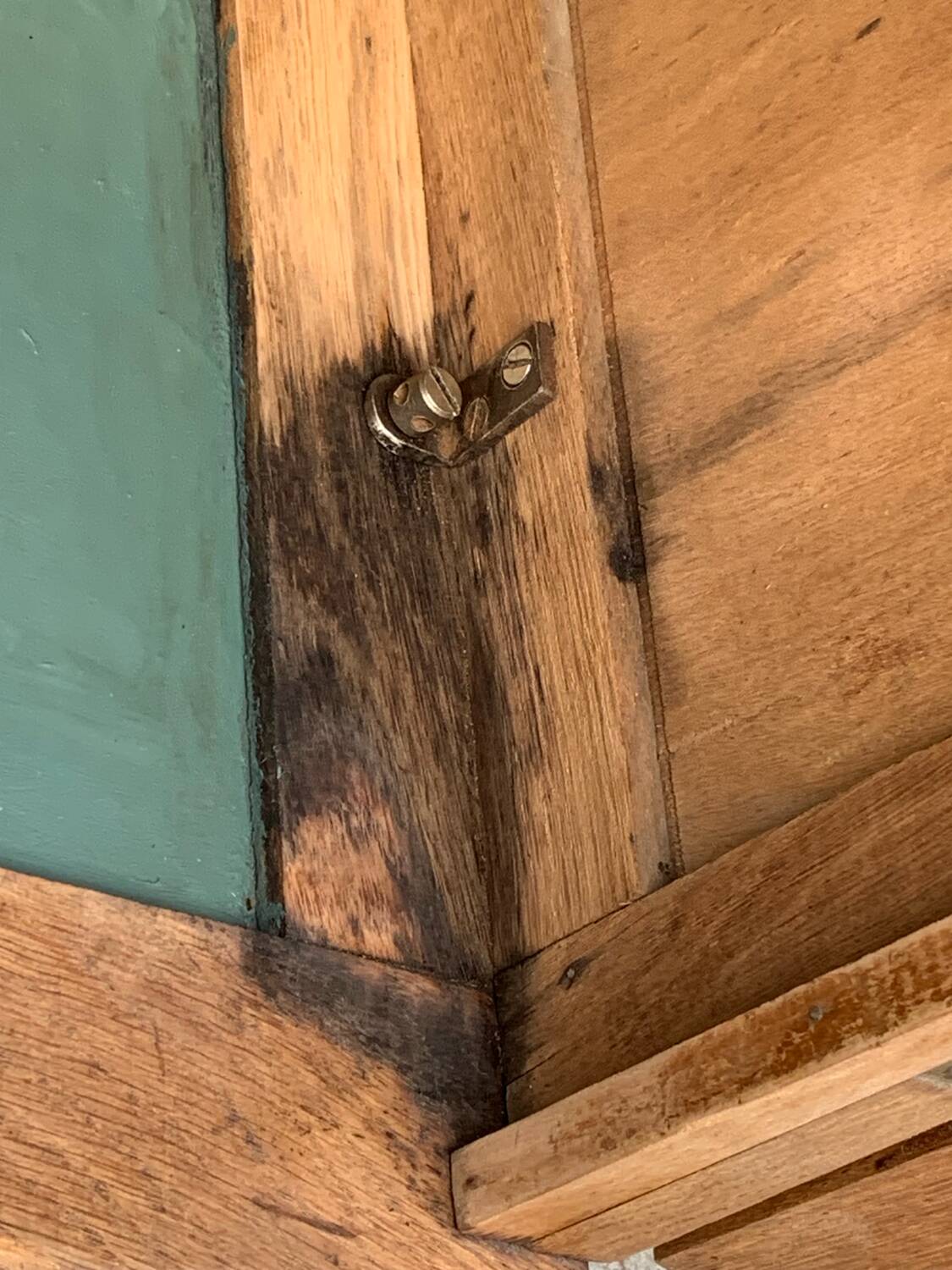 Art Deco Parisian glass-fronted wardrobe, demountable