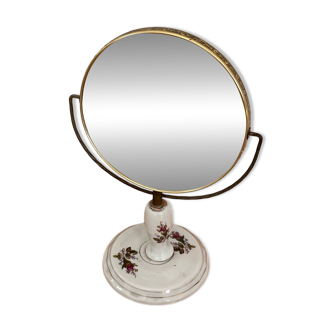 Porcelain standing mirror