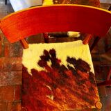4 vintage Scandinavian cow chairs