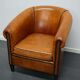 Vintage club chair in cognac-coloured leather Netherlands