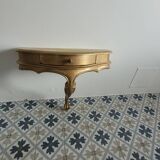 Console en bois doré