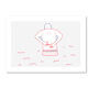 Illustration A4 naiade no. 3/8 bretagne baigneuse mer